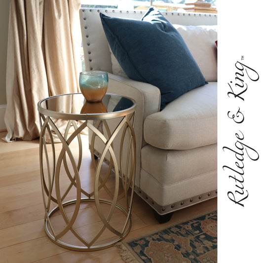 Rutledge & King Trinity End Table Set - Gold