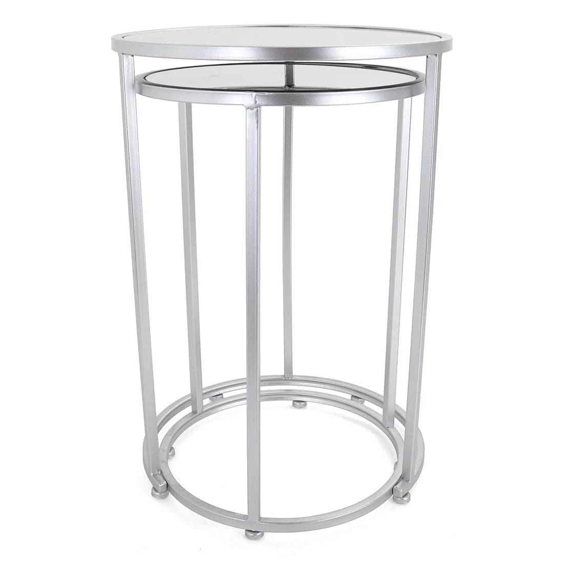 Odessa End Table Set - Silver
