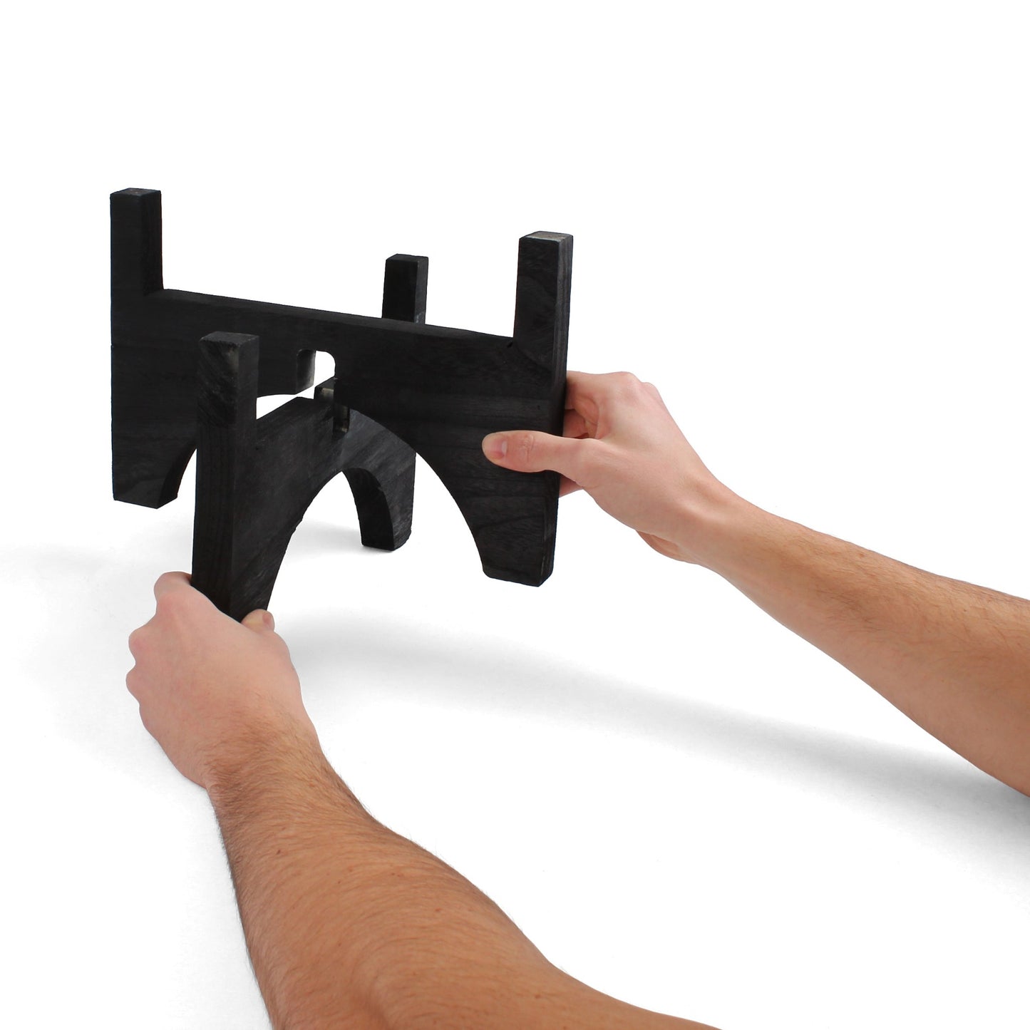 Ashcroft Mid Century Plant Stand - Black