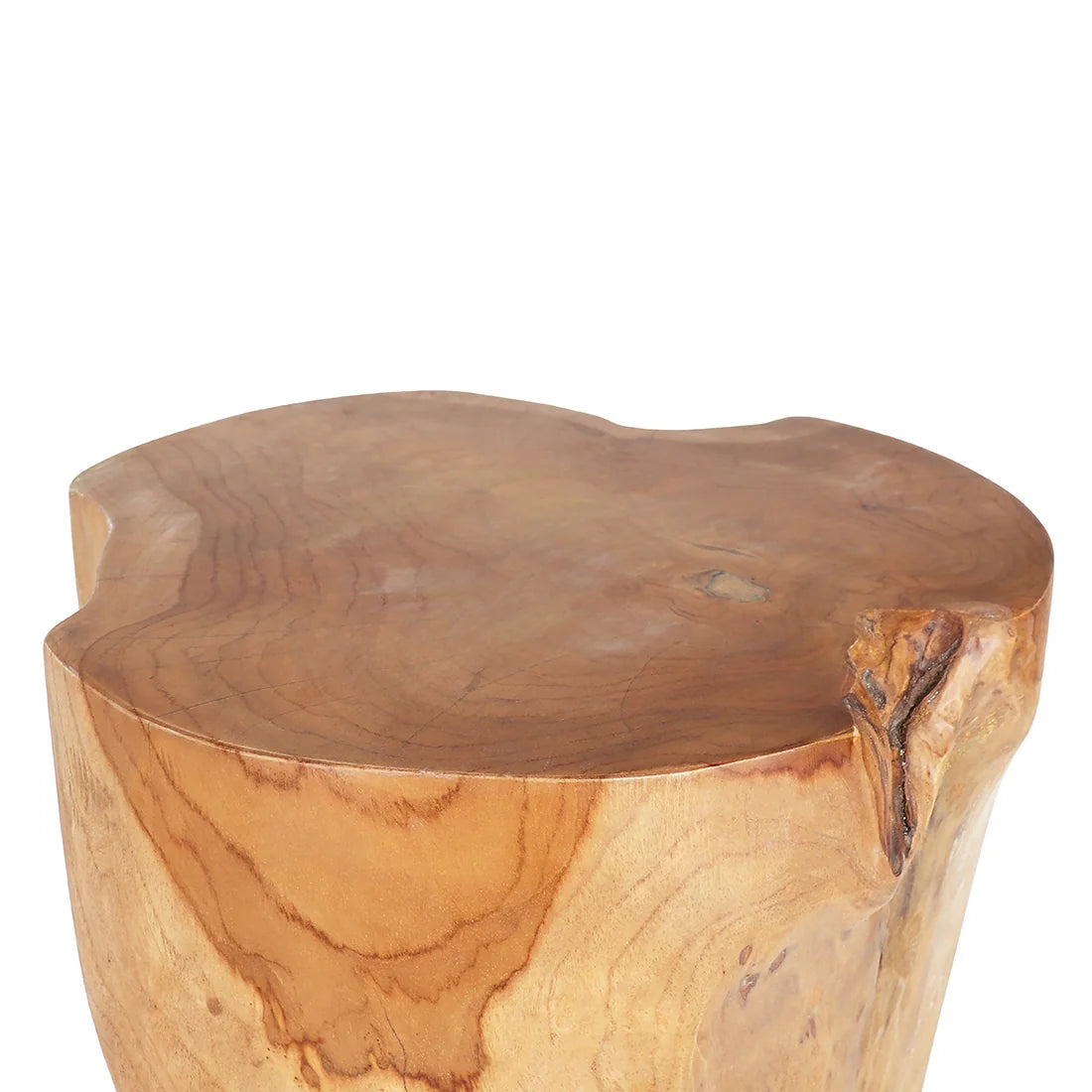 Java Teak Root Stool - Black