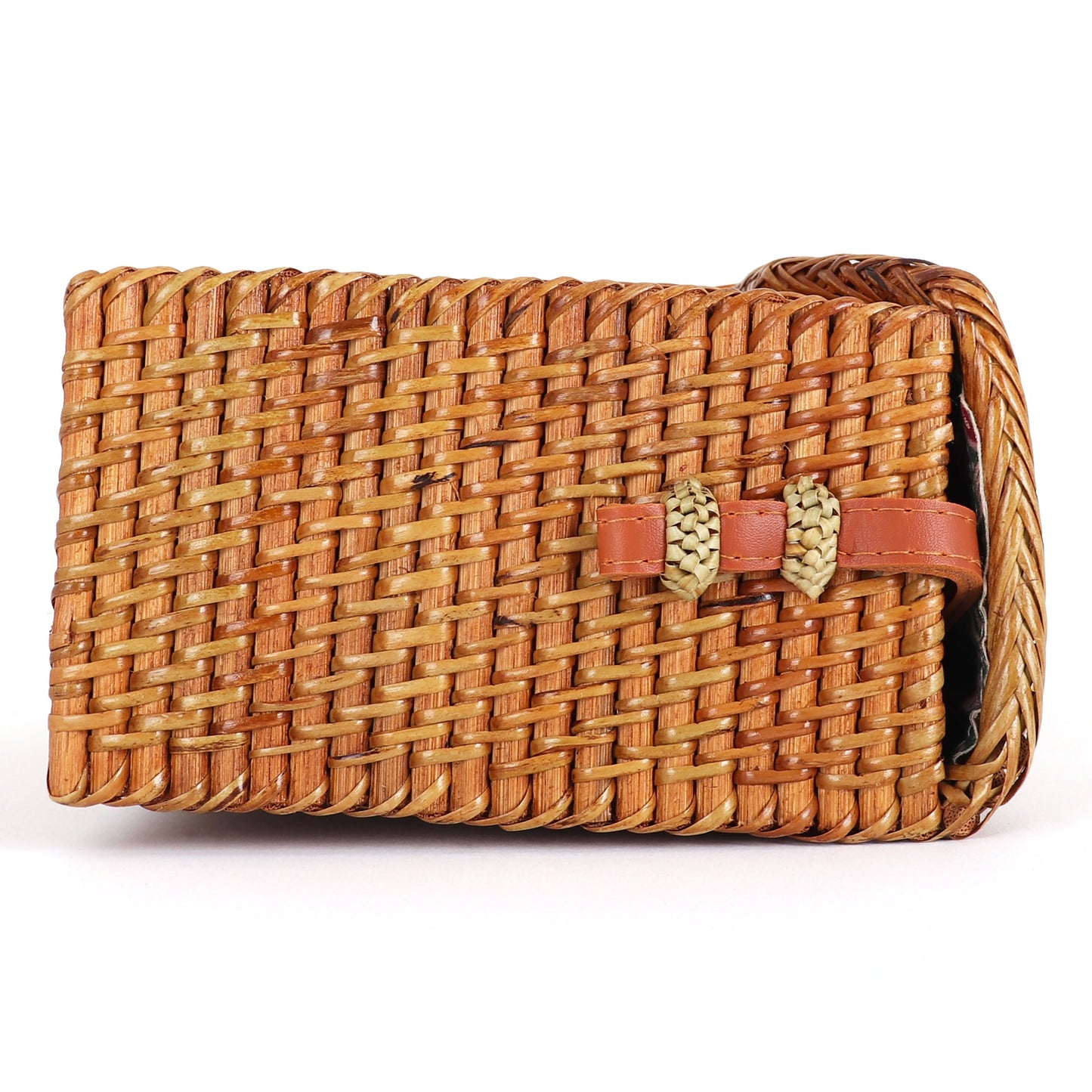 Meridian Rattan Crossbody Bag
