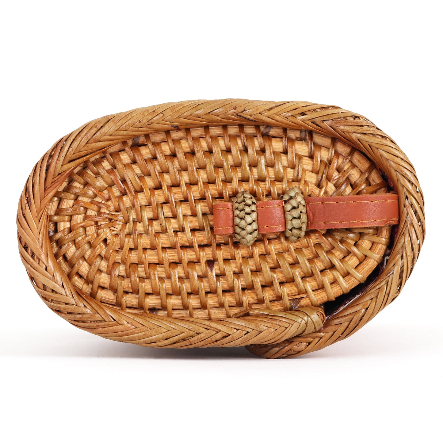 Meridian Rattan Crossbody Bag