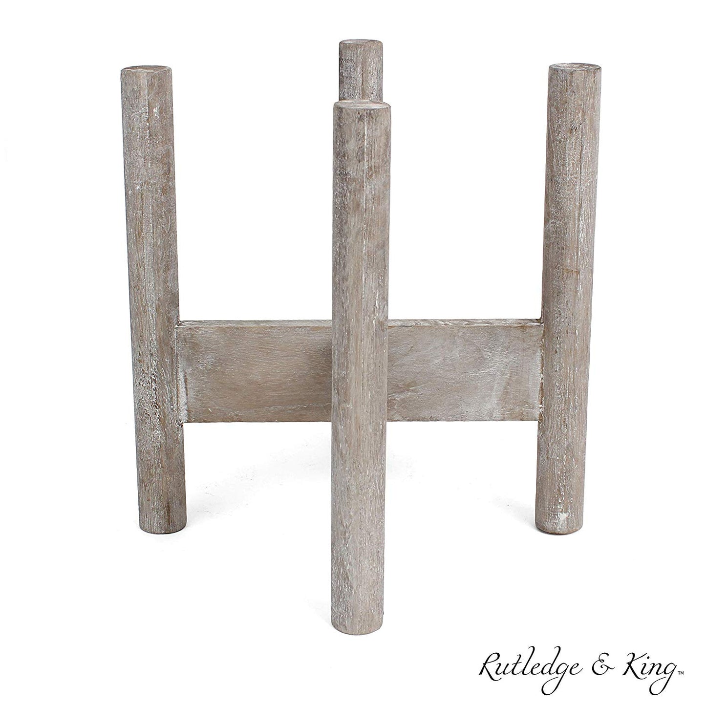 Aberdeen Mid Century Plant Stand - Driftwood