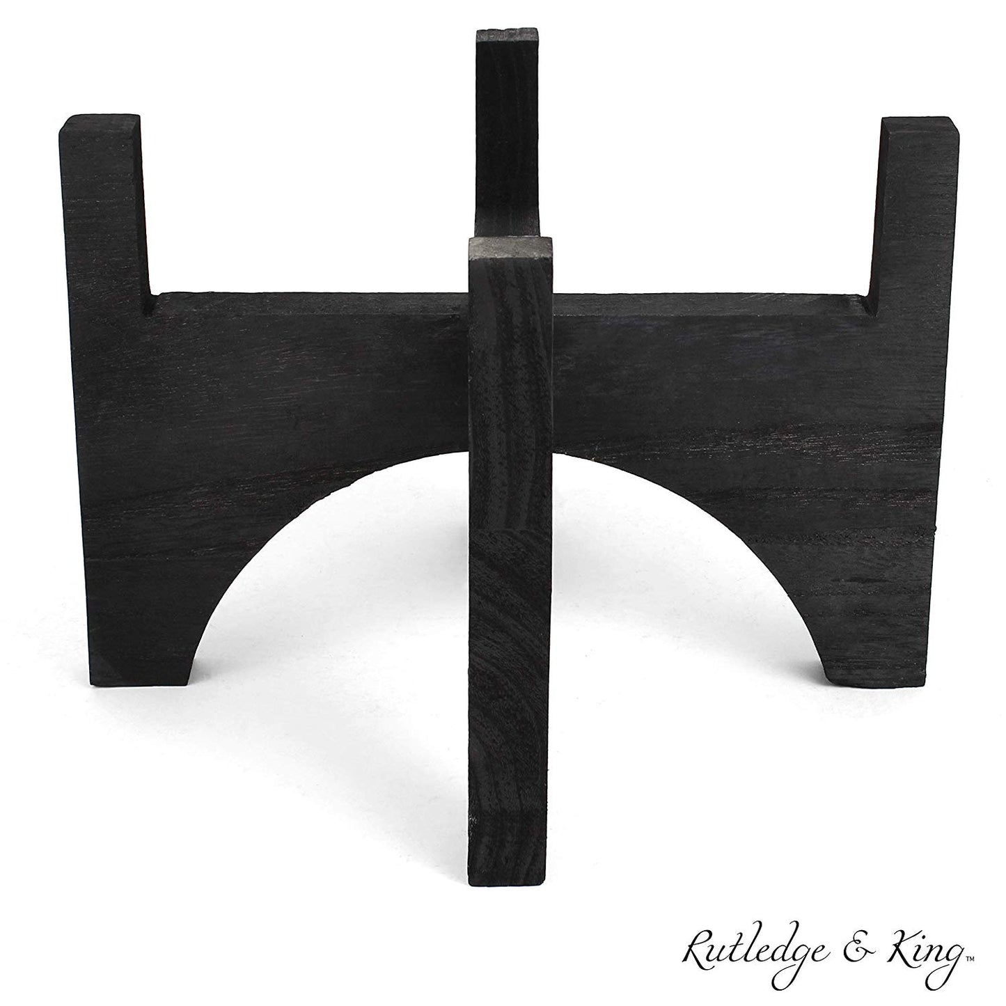 Ashcroft Mid Century Plant Stand - Black