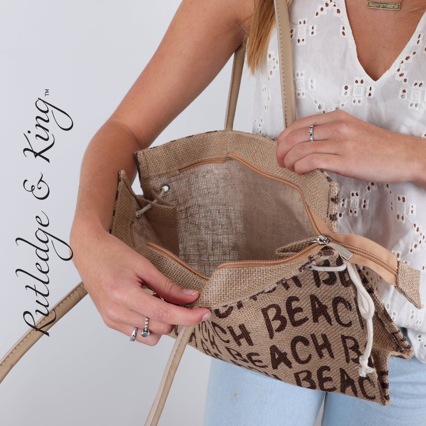 Beach Bag - Large Tote Bag - Beach