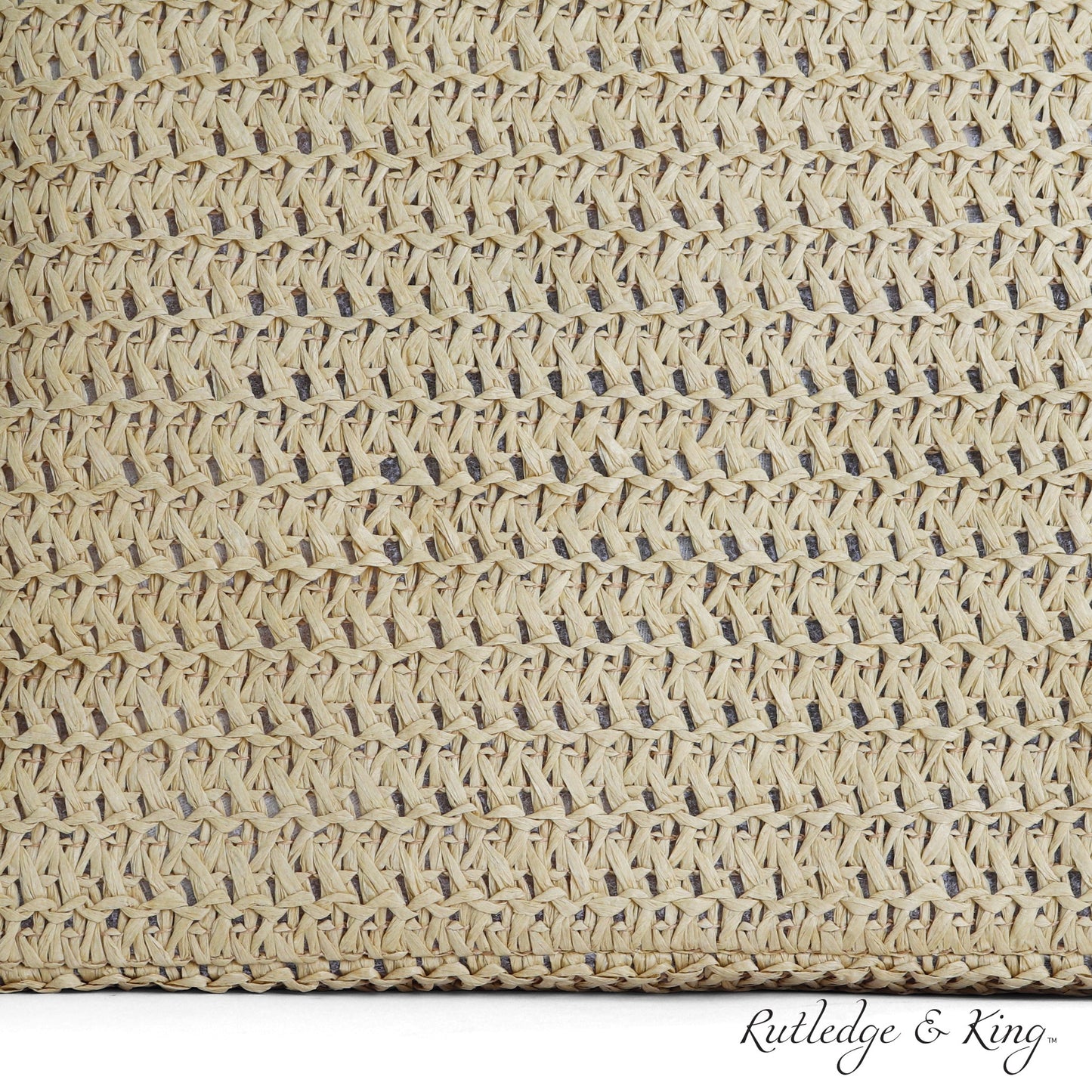 Beach Bag - Straw Bag - Large Tote Bag - Brown