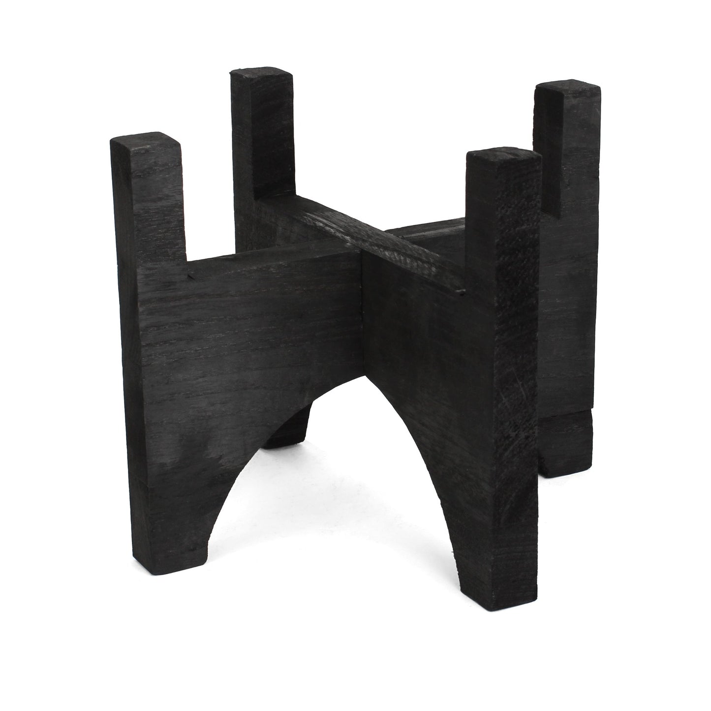 Ashcroft Mid Century Plant Stand - Black