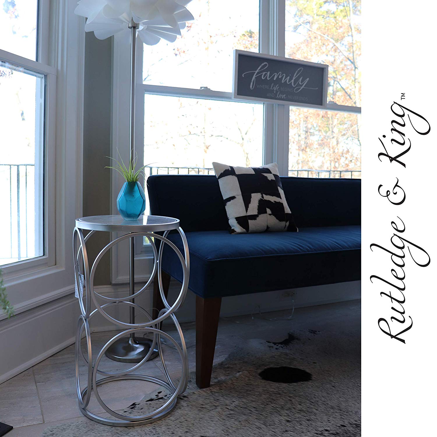 Britton End Table 2 Pack - Silver