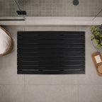 Blackened Teak Shower Mat (Modern)