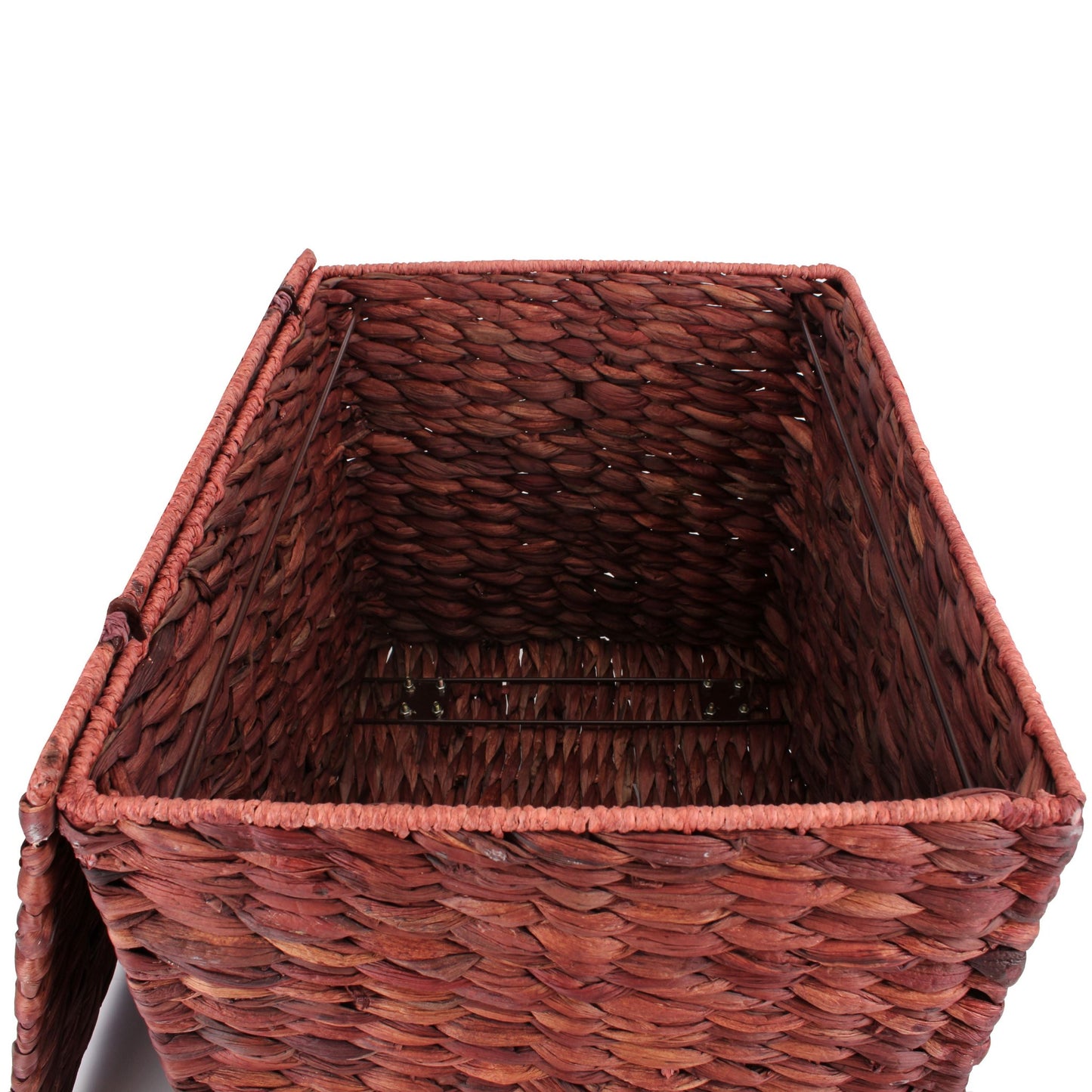 Seagrass Rolling File Cabinet - Russet Brown