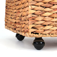 Load image into Gallery viewer, Seagrass Rolling File Cabinet - Natural
