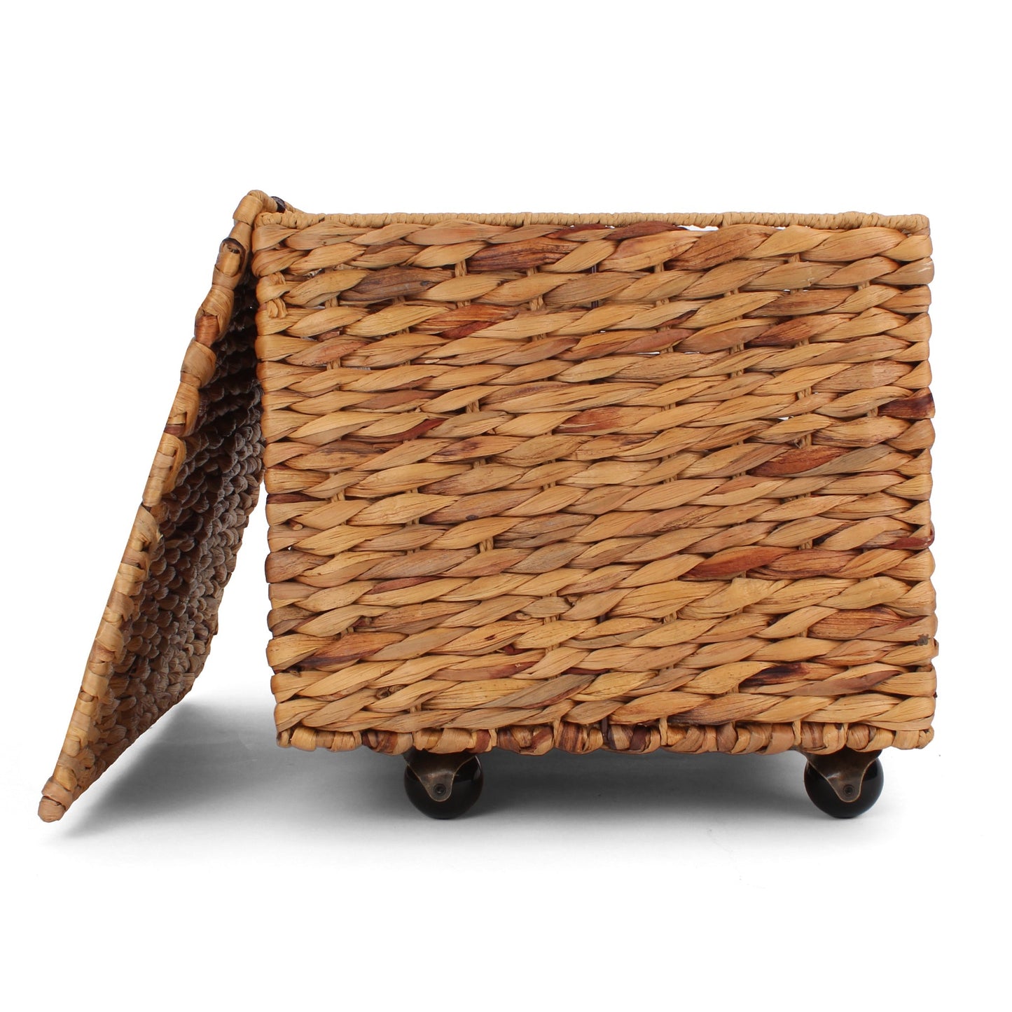 Seagrass Rolling File Cabinet - Natural