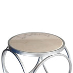 Britton End Table - Silver