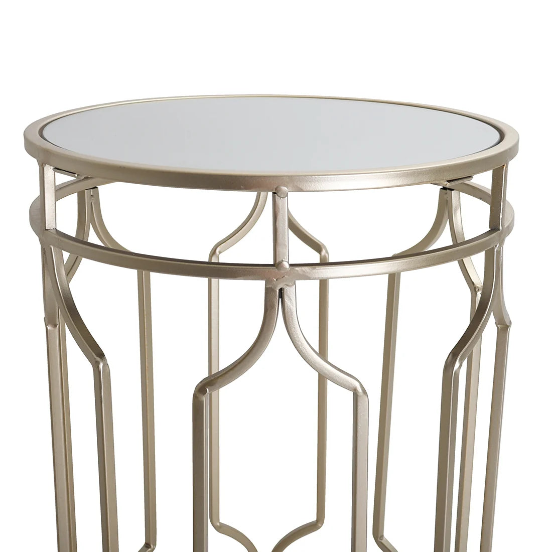 Alexander End Table Set - Gold