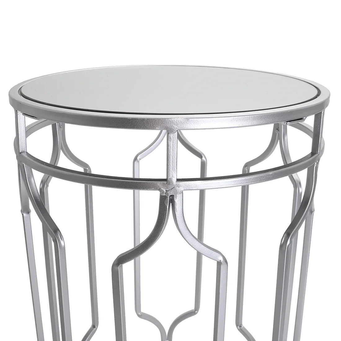 Alexander End Table Set - Silver