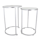 Odessa End Table Set - Silver