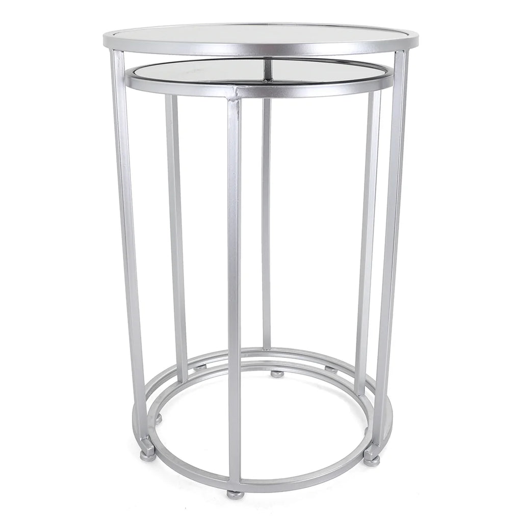 Odessa End Table Set - Silver