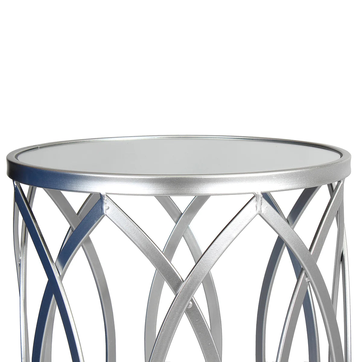 Rutledge & King End Trinity End Table Set - Silver