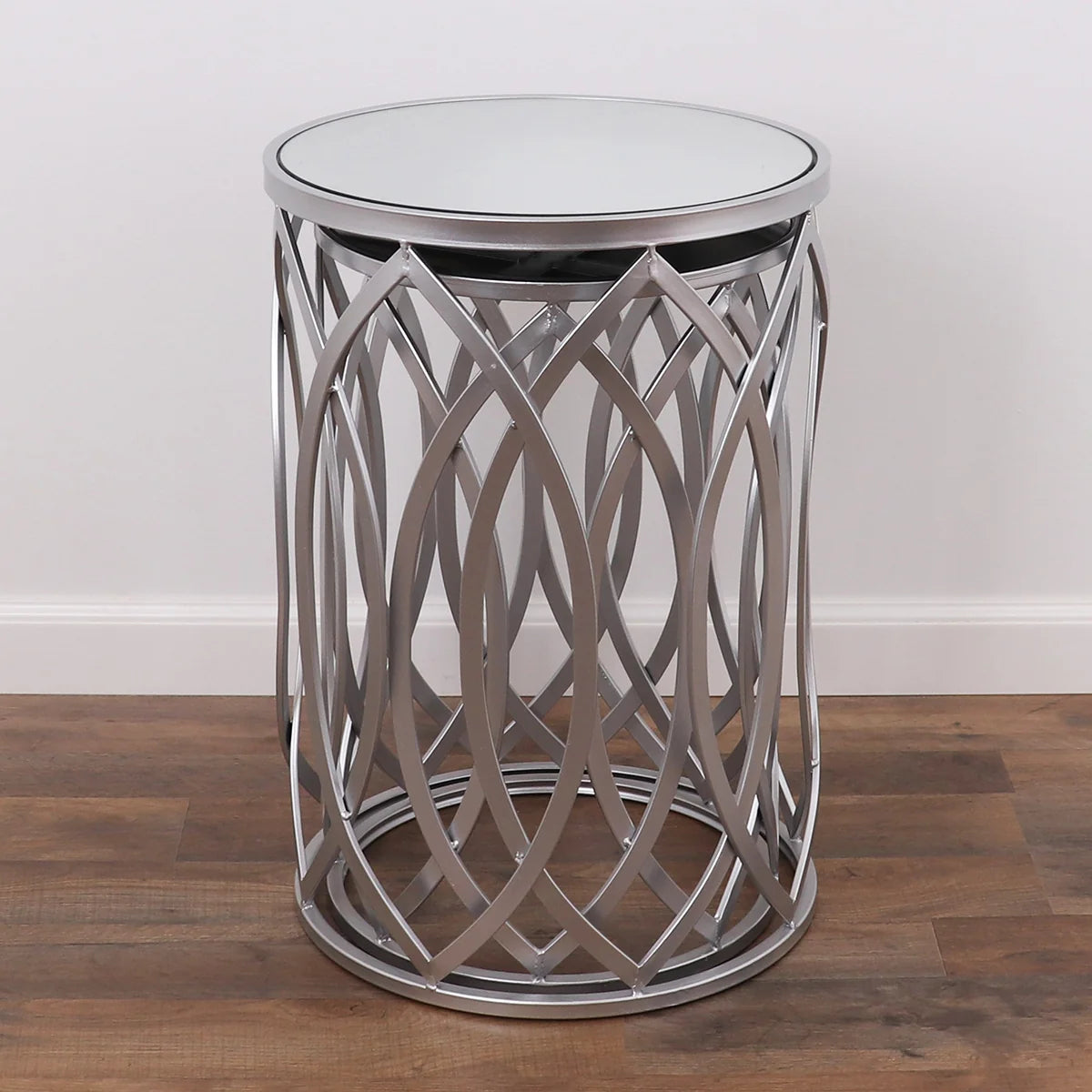 Rutledge & King End Trinity End Table Set - Silver