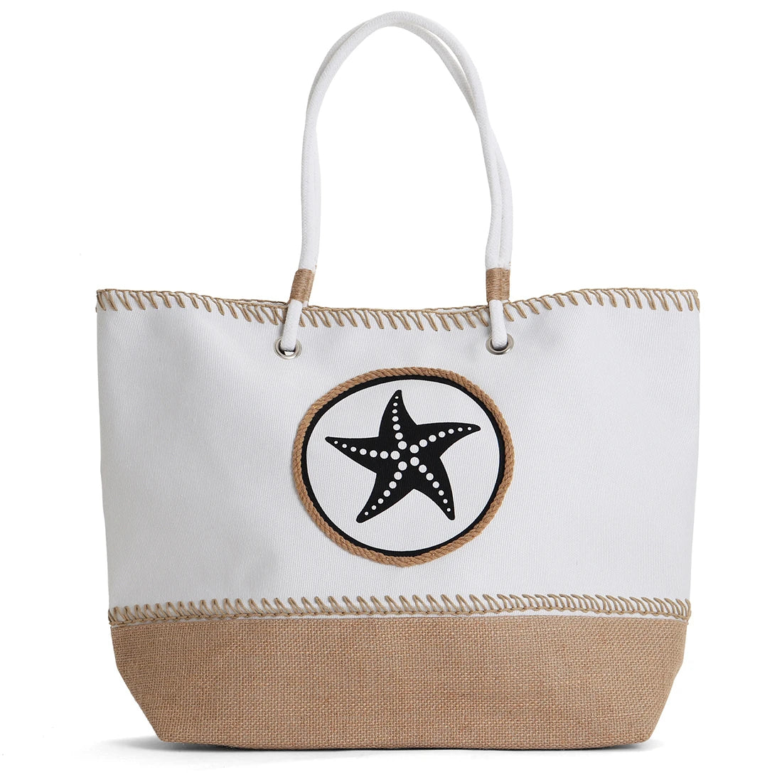 Beach Bag - Large Tote Bag - Starfish