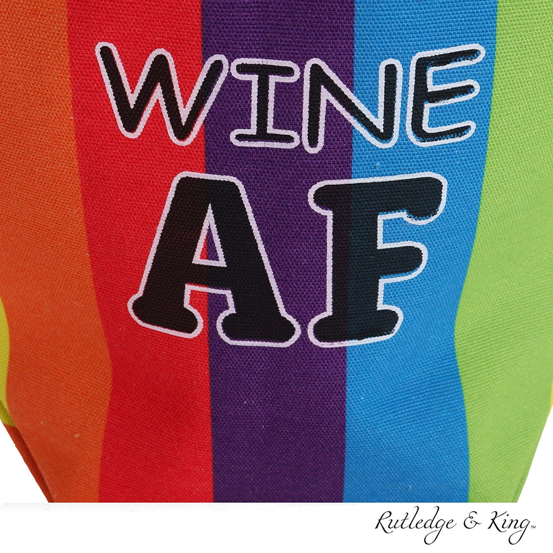 Wine Carrying Bag - 4 Bottle - Rainbow