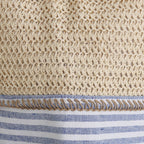 Beach Bag - Drawstring - Straw Beach Bag - Sunnyside