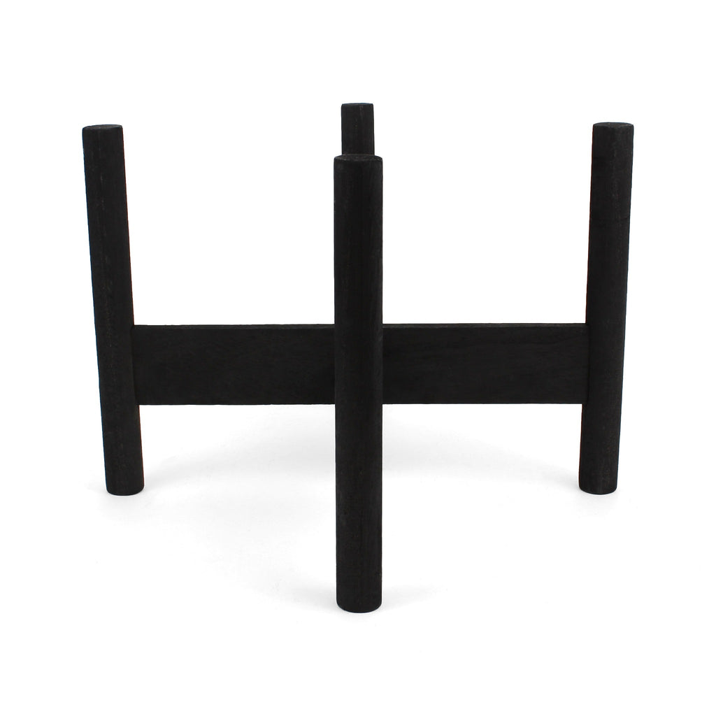 Aberdeen Mid Century Plant Stand - Black