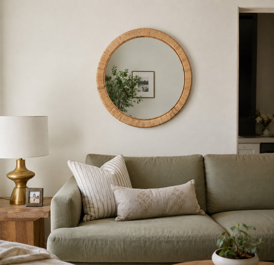 Seaside Wooden Mirror - Large