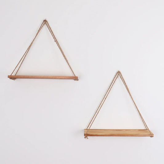 Light Brown Hanging Shelf