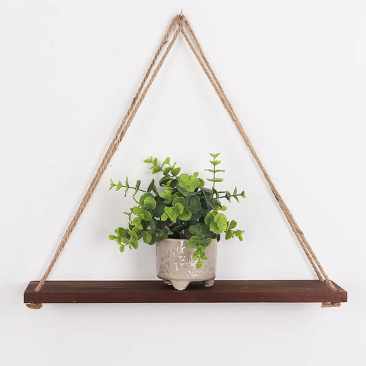 Dark Brown Hanging Shelf