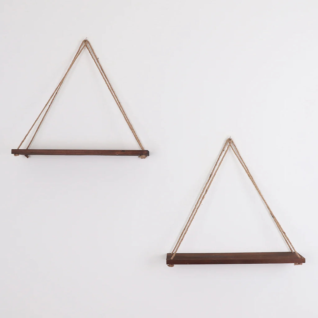 Dark Brown Hanging Shelf