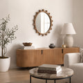 Drayton Round Ball Frame Wall Mirror - LG