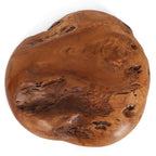 Metal Ingrained Balsam Teak Table Tray