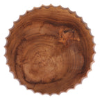 Fluted Teak Nesting Bowls