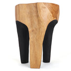 Java Teak Root Stool - Black