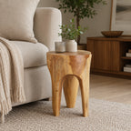 Java Teak Root Stool - Natural