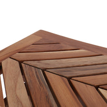Load image into Gallery viewer, Sumatra Teak Shower Stool
