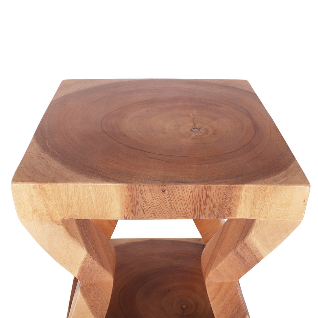 Barnett Hand Carved End Table