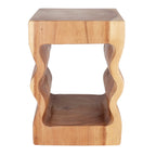 Bozeman Hand Carved End Table