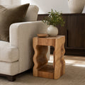 Bozeman Hand Carved End Table