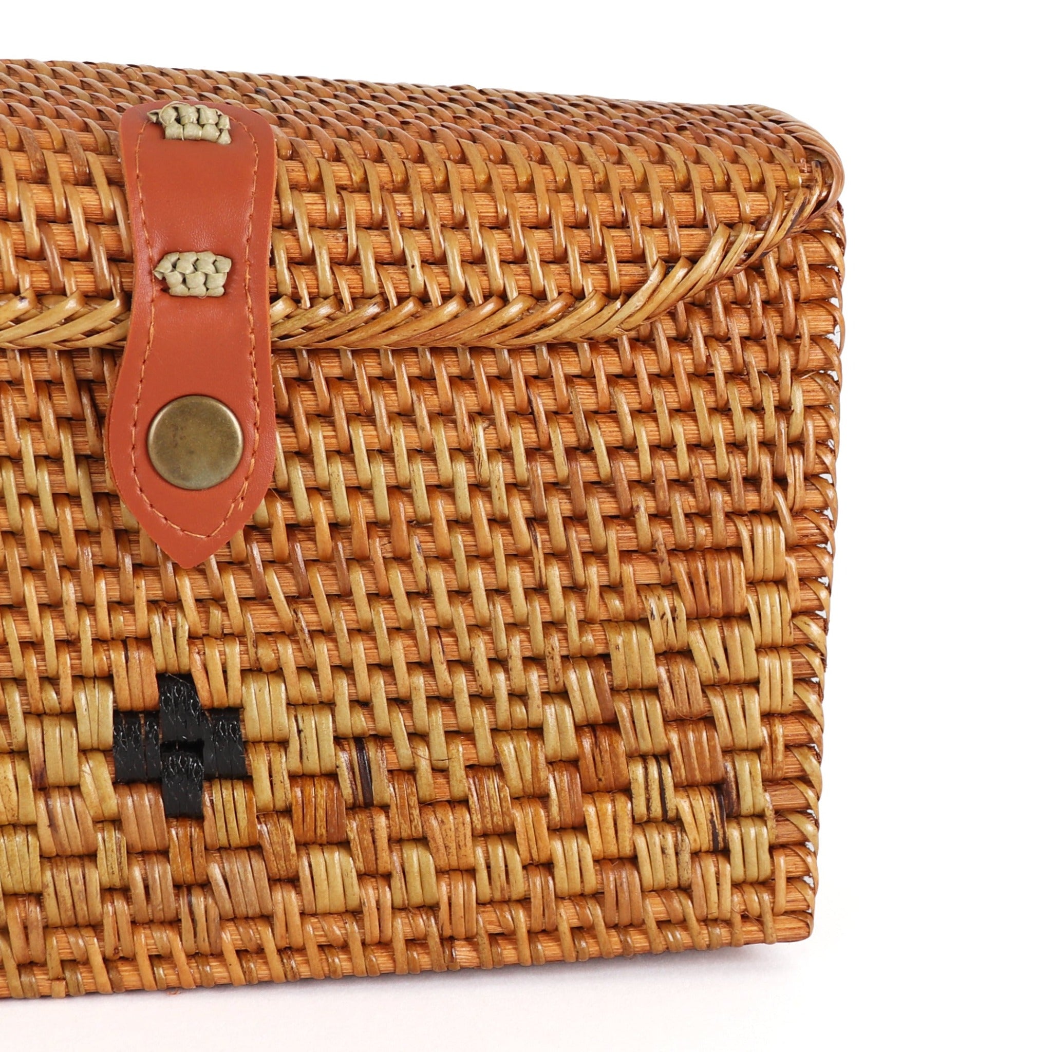Meridian Rattan Crossbody Bag