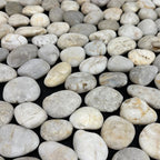Brook Branch White Stone Pebble Mat