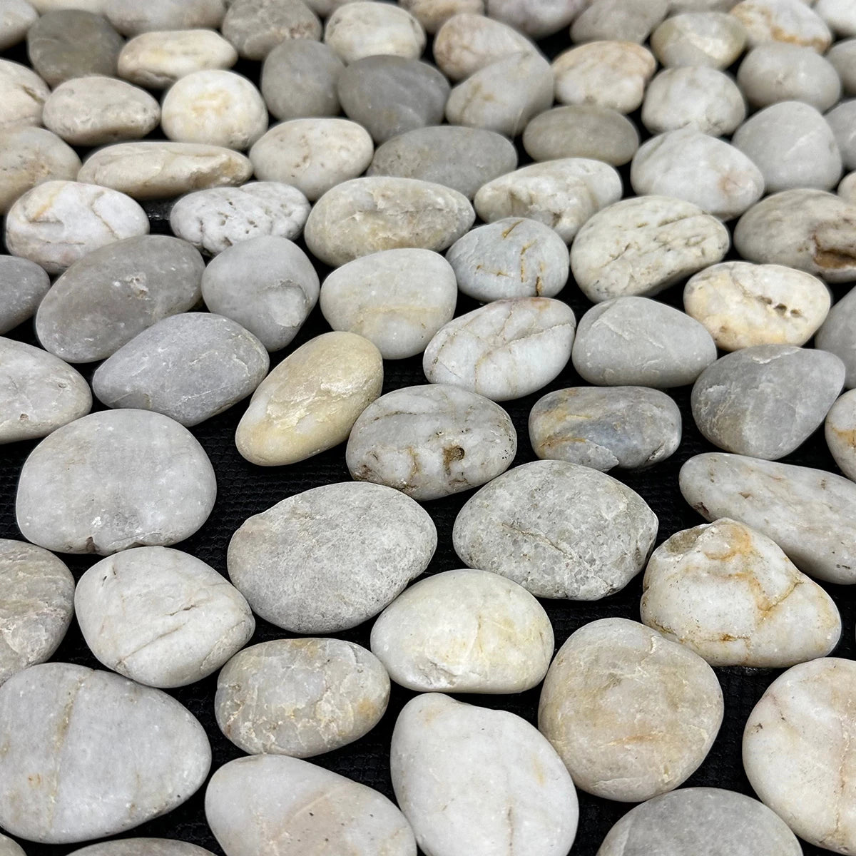 Brook Branch White Stone Pebble Mat