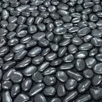 Brook Branch Glossy Black Stone Pebble Mat