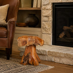 Teak Mushroom - 12 Inch
