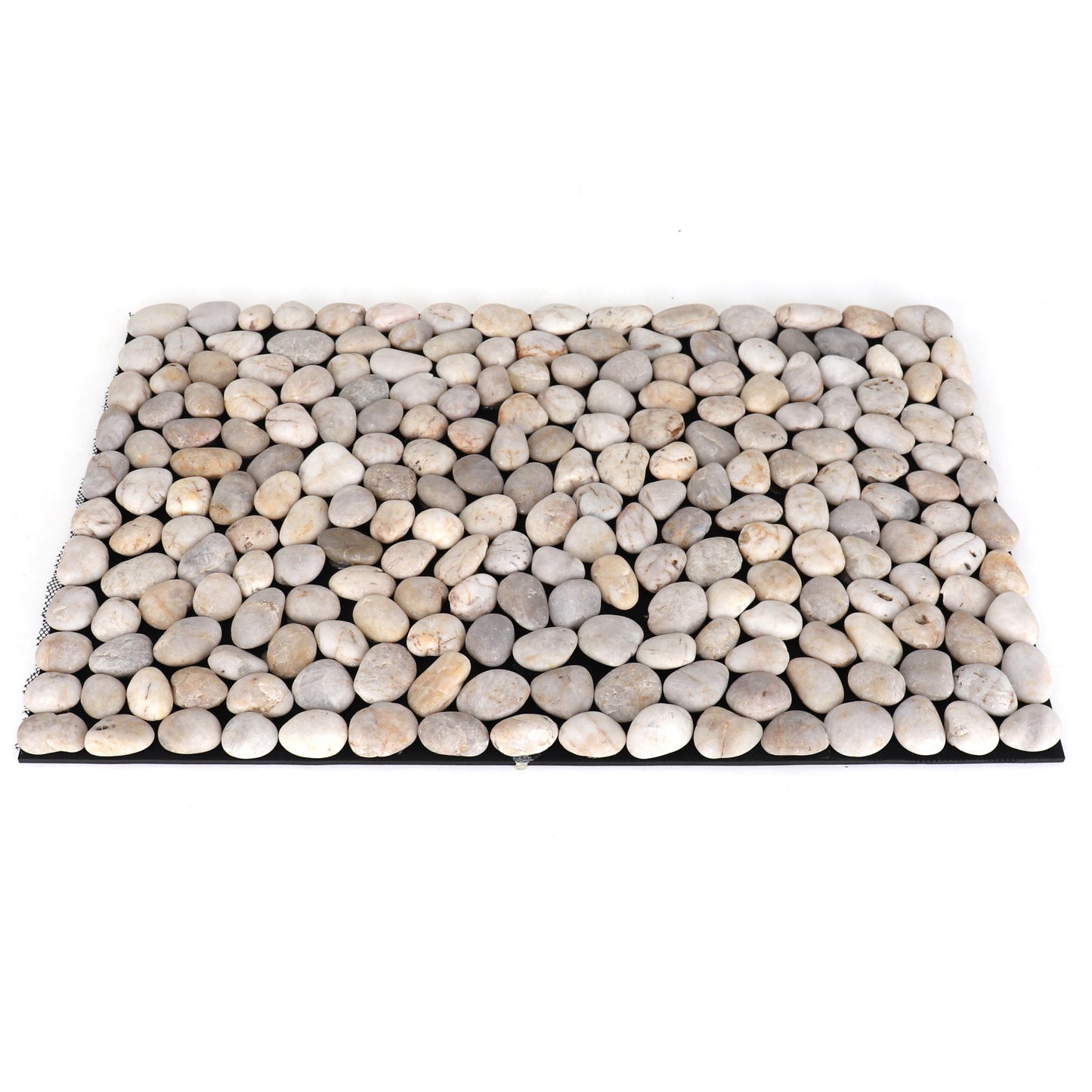 Brook Branch White Stone Pebble Mat