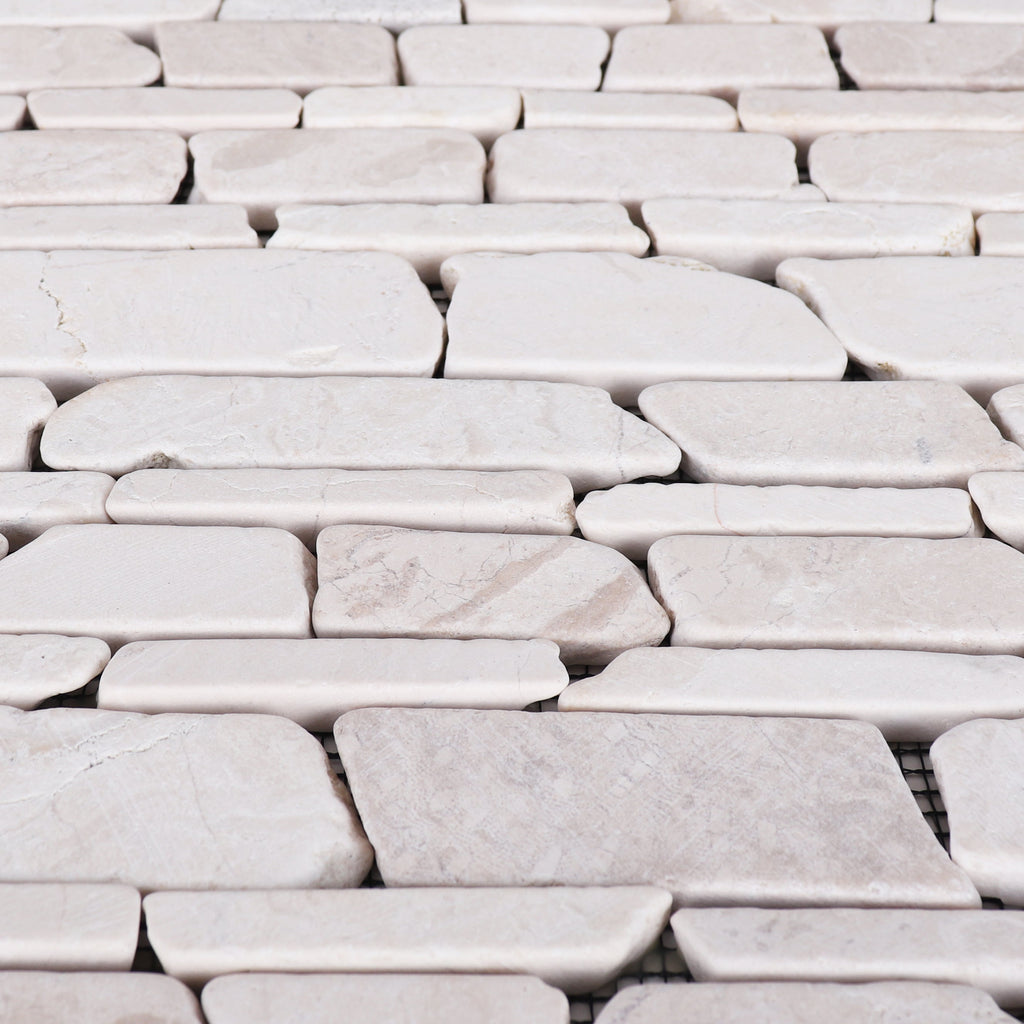 White Marble Tile - 10 Pack