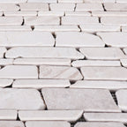 White Marble Tile - 10 Pack