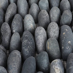 Stacked Black Pebble Tile - 10 Pack