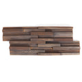 Shaded Teak 3D Wall Panels
